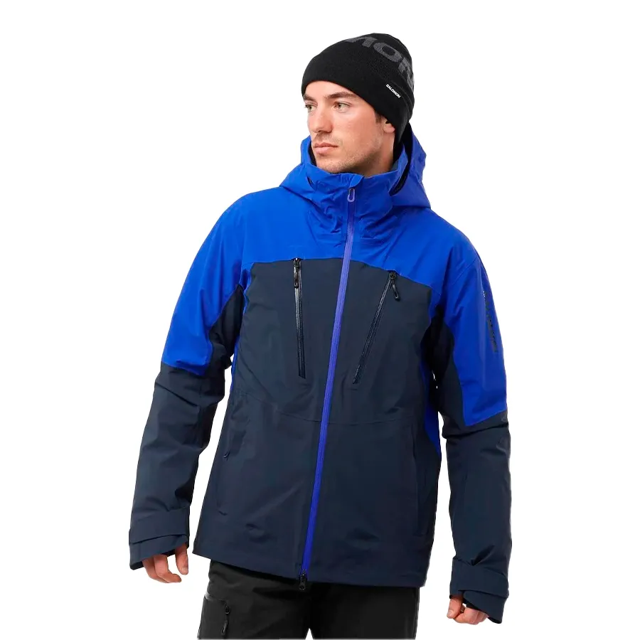 Imagen 0 de 7 de Campera Salomon Brilliant 20K-AZUL/NEGRO