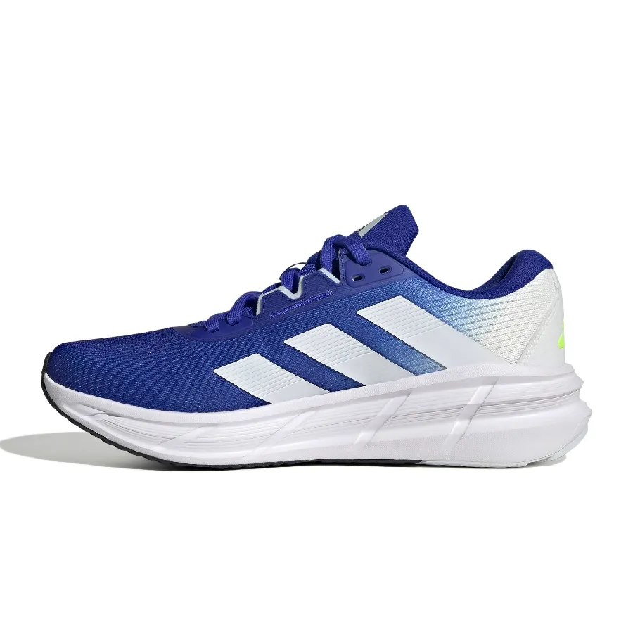 Imagen 2 de 7 de Zapatillas adidas Questar 3-AZUL/BLANCO/VERDE FLUOR