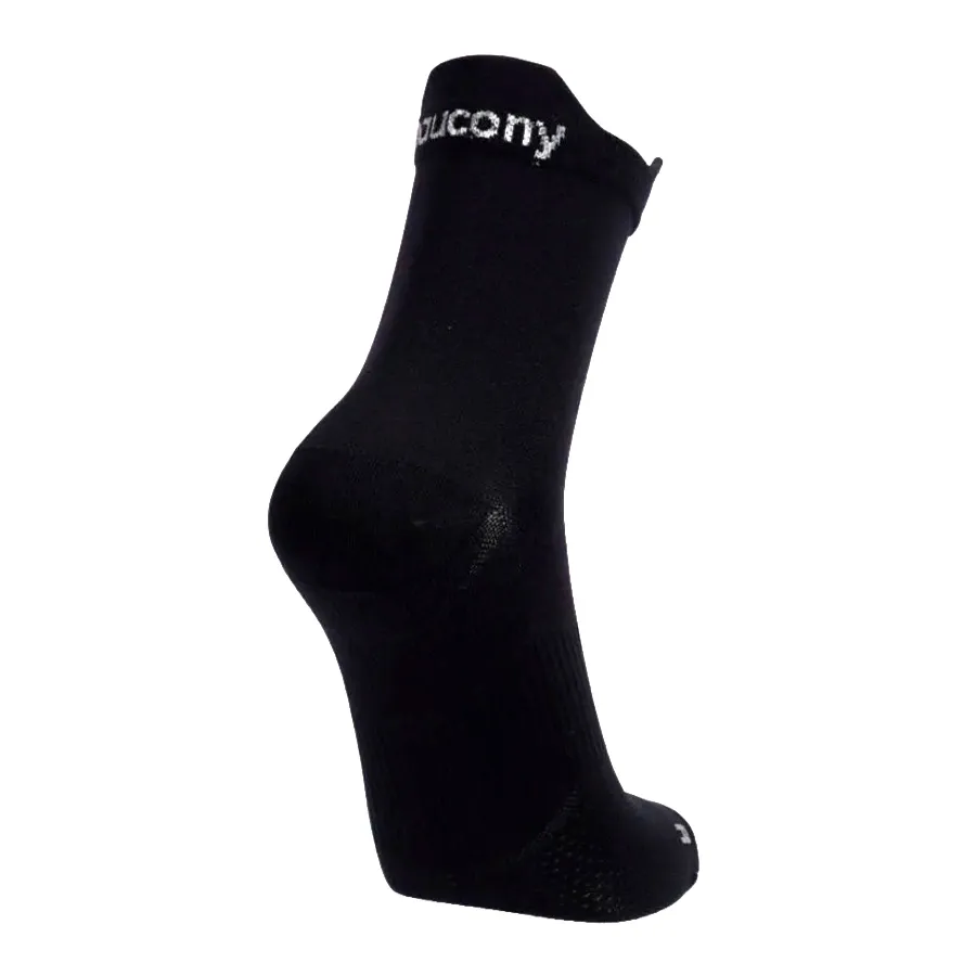 Imagen 5 de 7 de Medias Saucony Elite Mid Crew-NEGRO