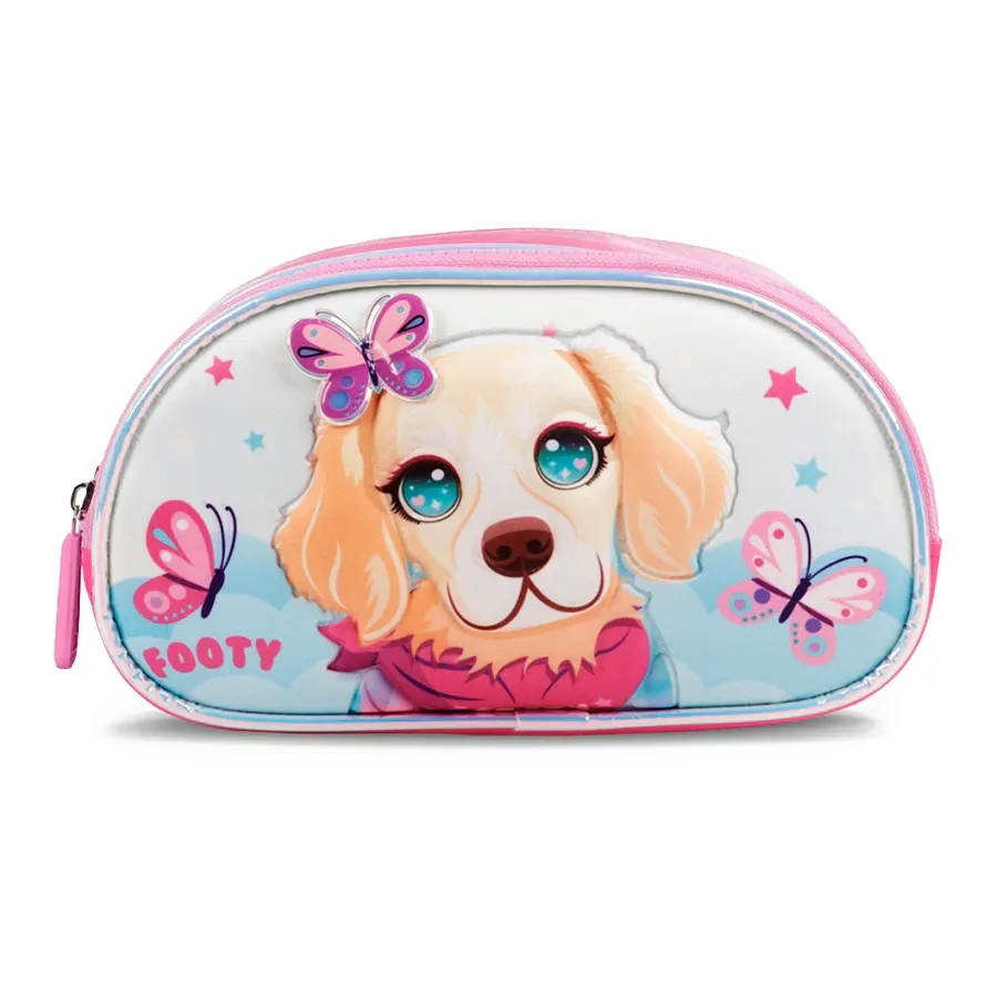 Imagen 0 de 2 de Cartuchera Footy Doggie Love-ROSA