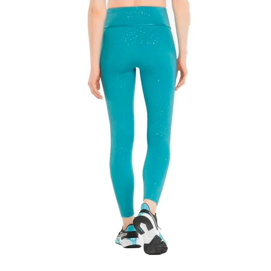 Imagen 1 de 4 de Calza Puma Stardust Crystalline High-VERDE AGUA