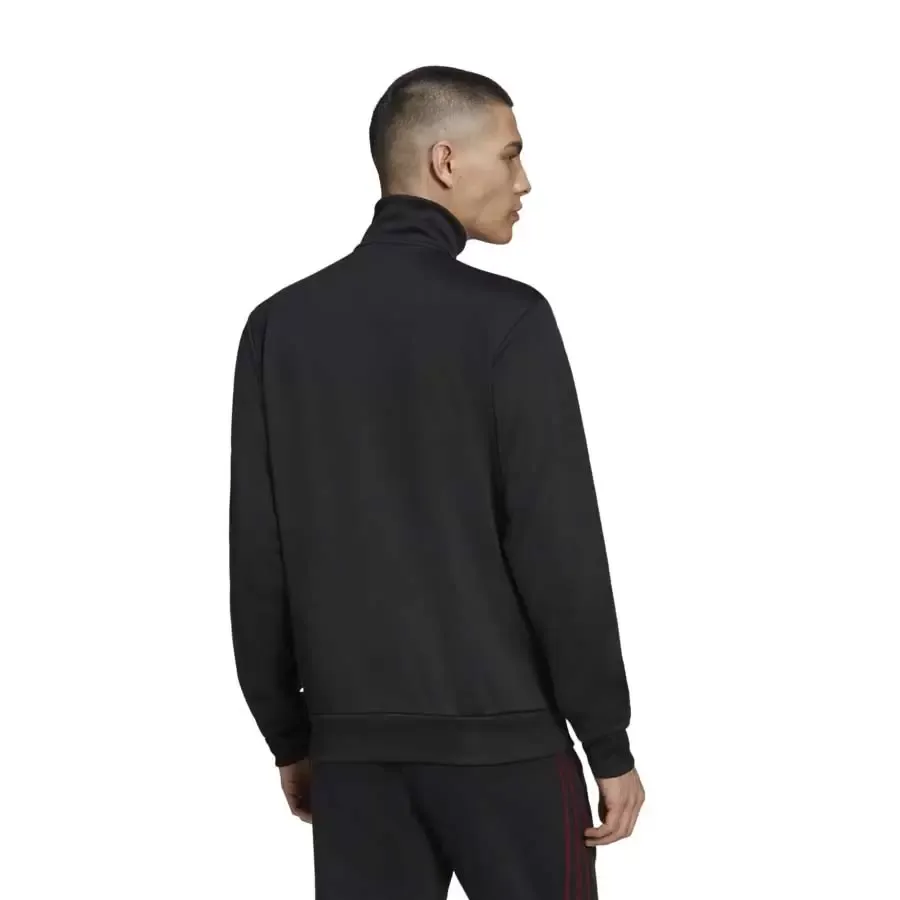 Imagen 3 de 6 de Campera adidas River Plate 3 S Trk Top-NEGRO/BORDO