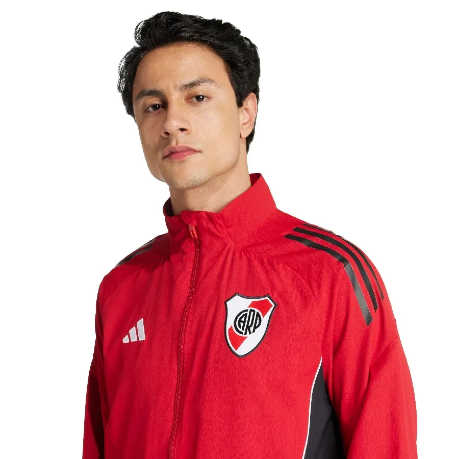 Imagen 3 de 5 de Campera adidas Presentación de River Plate Tiro 25 Competition-ROJO