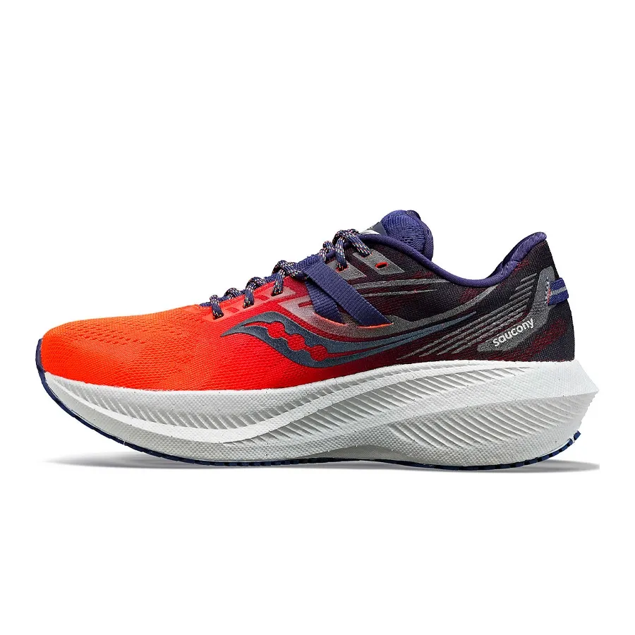 Imagen 2 de 5 de Zapatillas Saucony Triumph 20-NARANJA FLUOR/AZUL