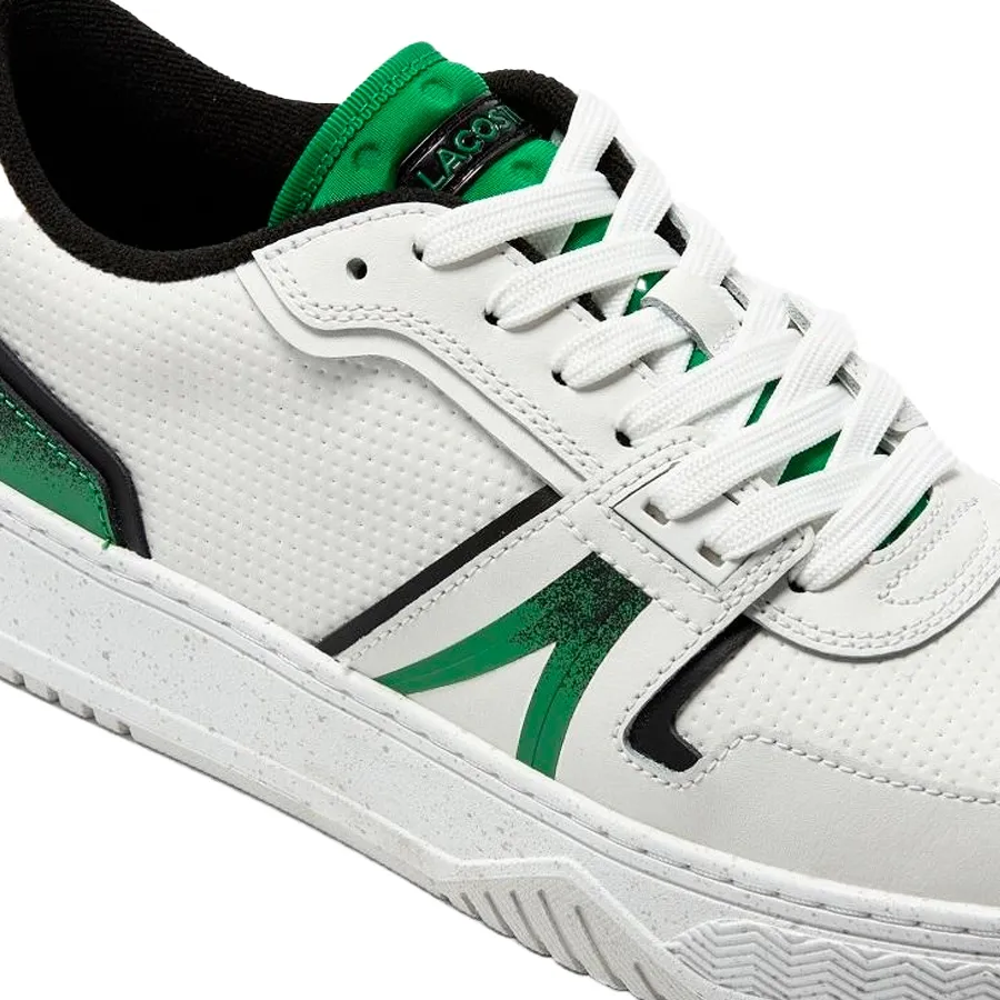 Imagen 3 de 5 de Zapatillas Lacoste L001-BLANCO/VERDE/NEGRO