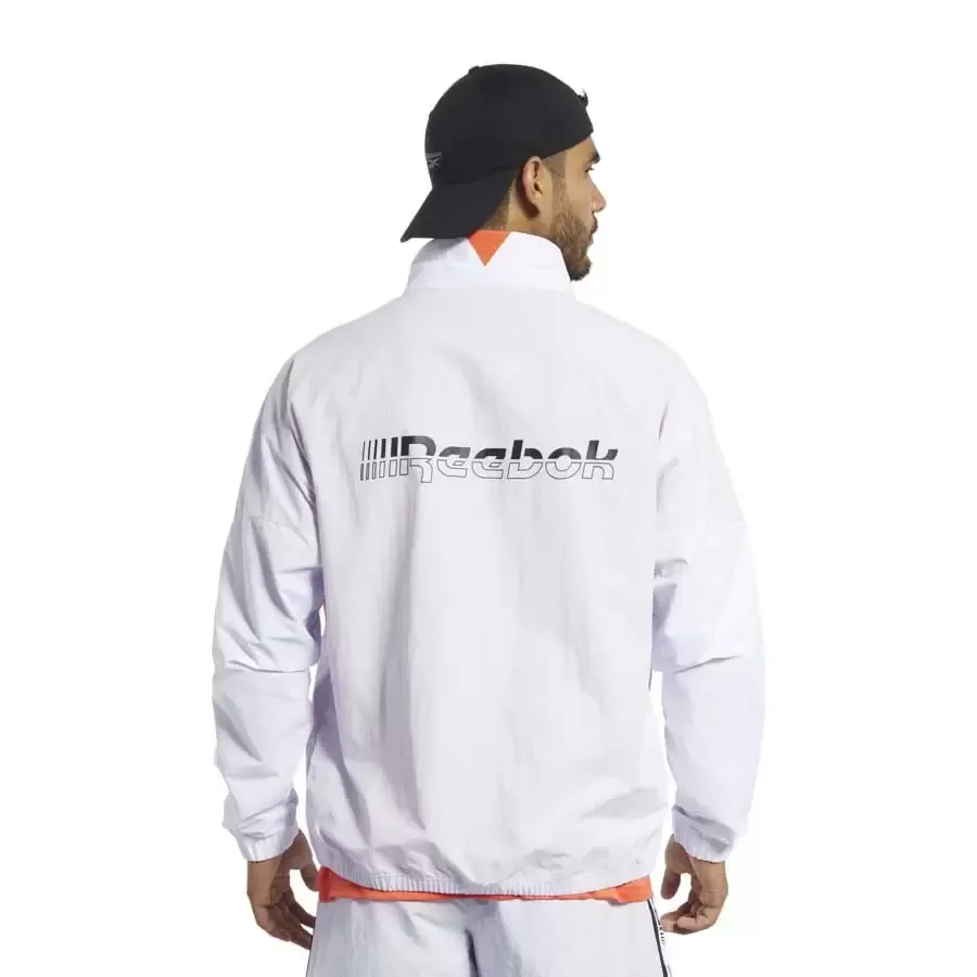 Imagen 0 de 5 de Campera Reebok Meet You There-BLANCO/NARANJA