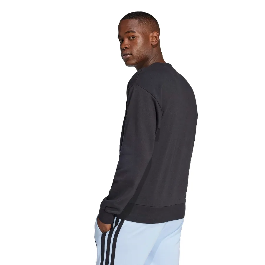 Imagen 2 de 5 de Buzo adidas Essentials Big Logo French Terry-NEGRO/BLANCO