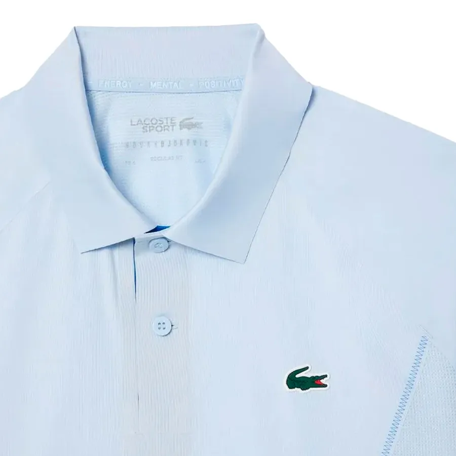 Imagen 2 de 3 de Remera Lacoste Novak Djokovic-CELESTE/AZUL
