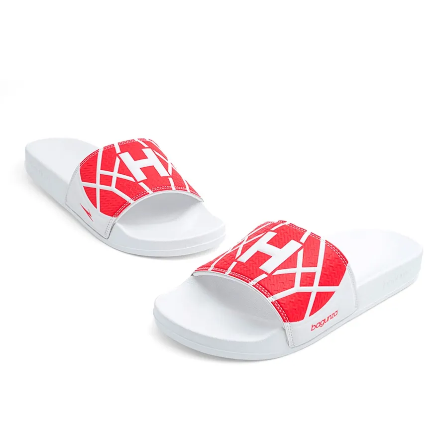 Imagen 2 de 3 de Ojotas Bagunza Huracán Titular-BLANCO/ROJO
