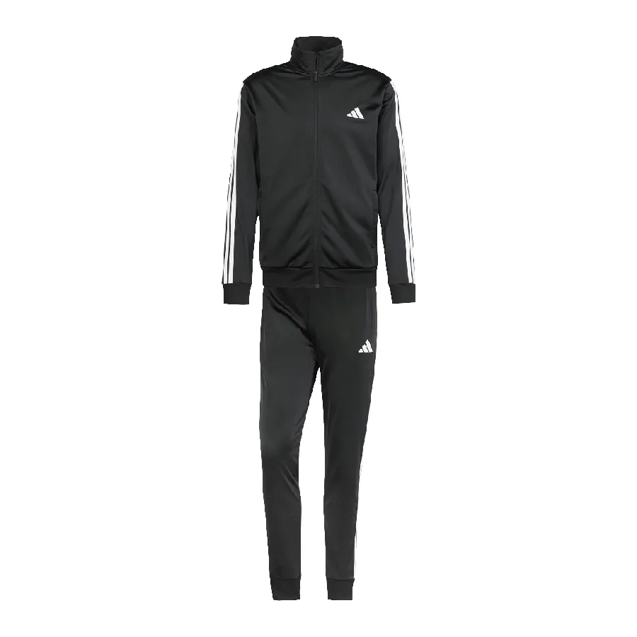 Imagen 1 de 7 de Conjunto adidas Sportswear Basic 3 Franjas-NEGRO/BLANCO