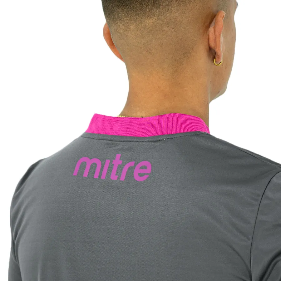 Imagen 5 de 9 de Camiseta Mitre Alternativa Gimnasia y Esgrima-GRIS/FUCSIA