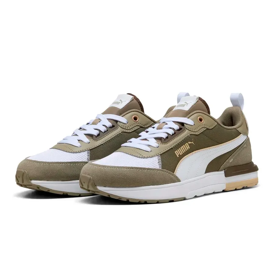 Imagen 1 de 5 de Zapatillas Puma R22-OLIVA/BLANCO