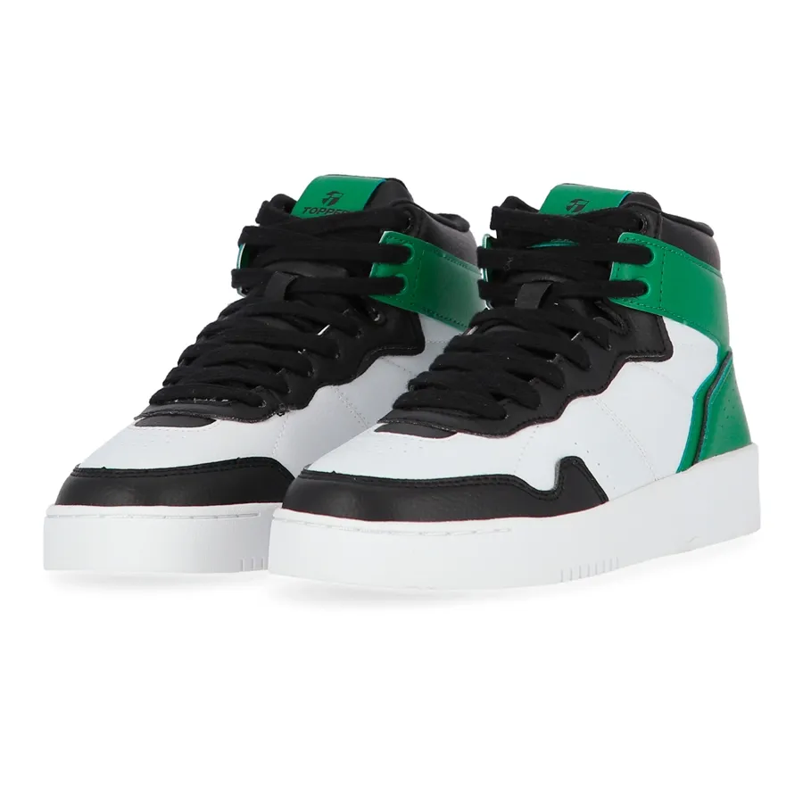 Imagen 5 de 6 de Zapatillas Topper Terre Mid-BLANCO/NEGRO/VERDE