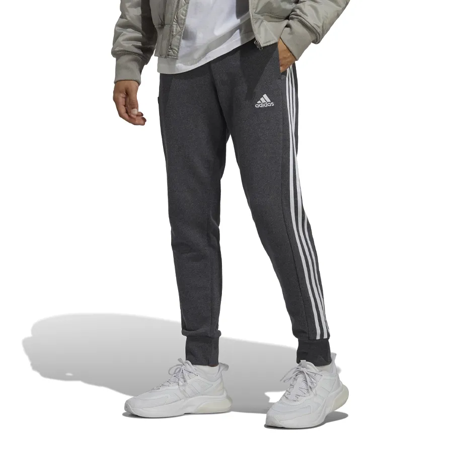 Imagen 1 de 6 de Pantalón adidas Essentials 3 Tiras Felpa Francesa-GRIS