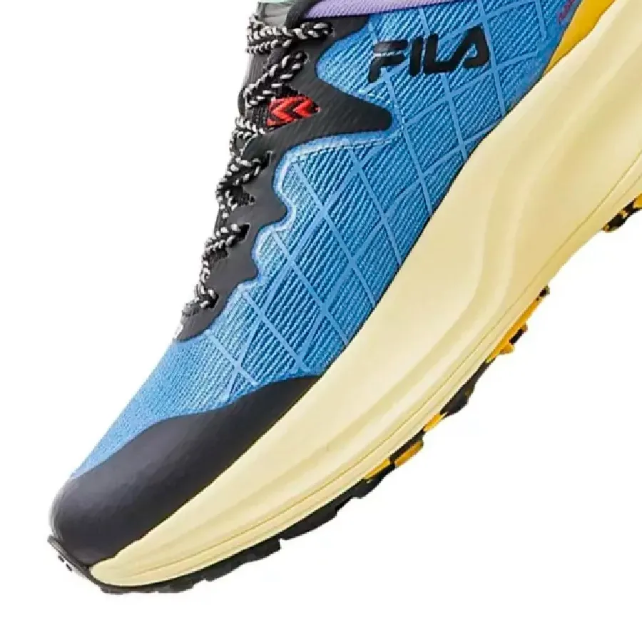 Imagen 3 de 5 de Zapatillas Fila Racer Skytrail-AZUL/NARANJA/LILA