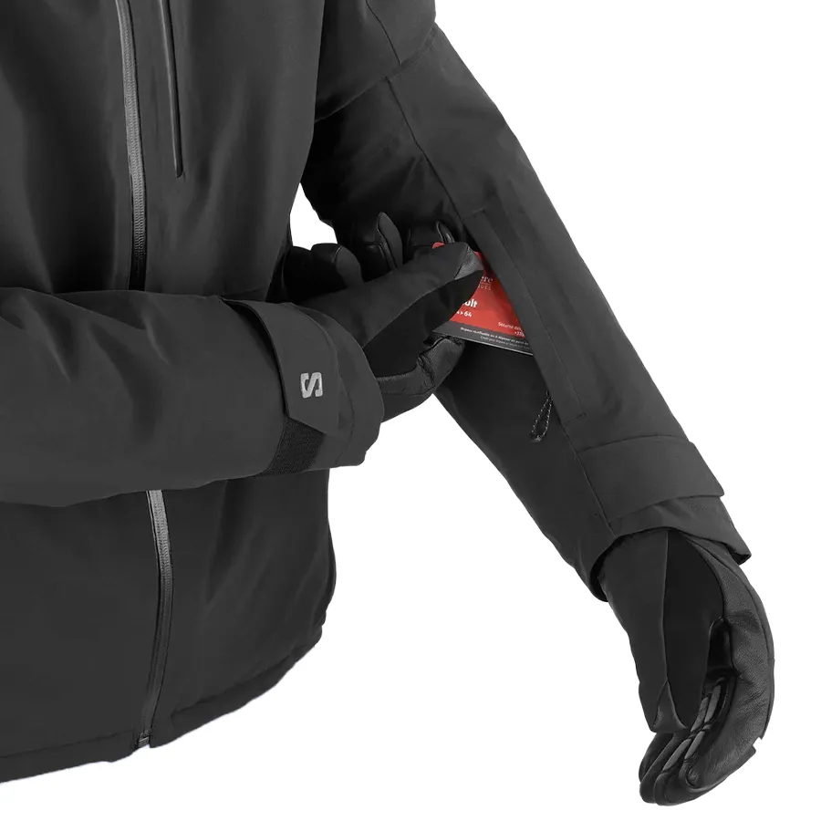 Imagen 5 de 8 de Campera Salomon Highland Jacket-NEGRO