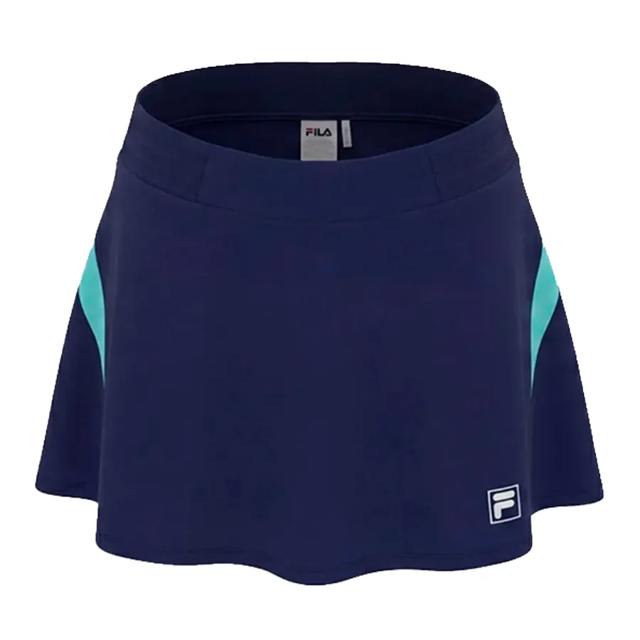 Imagen 2 de 5 de Pollera Fila Jersey Flare Skirt-MARINO/AQUA