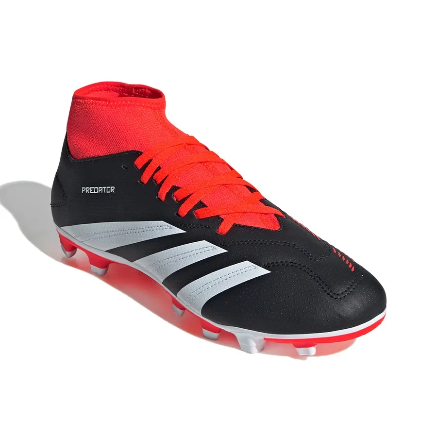 Imagen 1 de 8 de Botines adidas Predator-NEGRO/BLANCO/NARANJA FLUOR