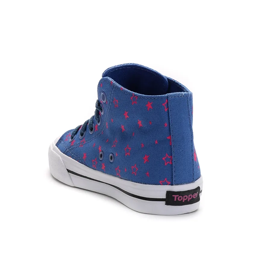 Imagen 2 de 4 de Zapatillas Topper Pro Mid Panda Banda-FUCSIA