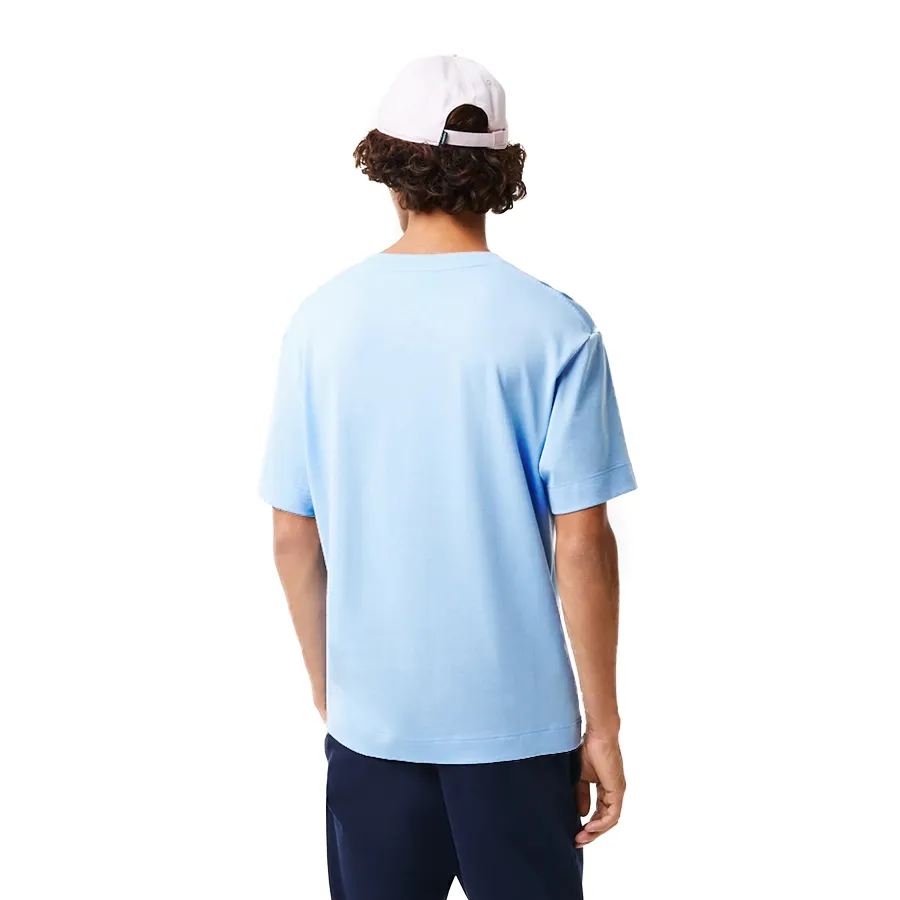 Imagen 2 de 5 de Remera Lacoste Holiday Oversized-CELESTE