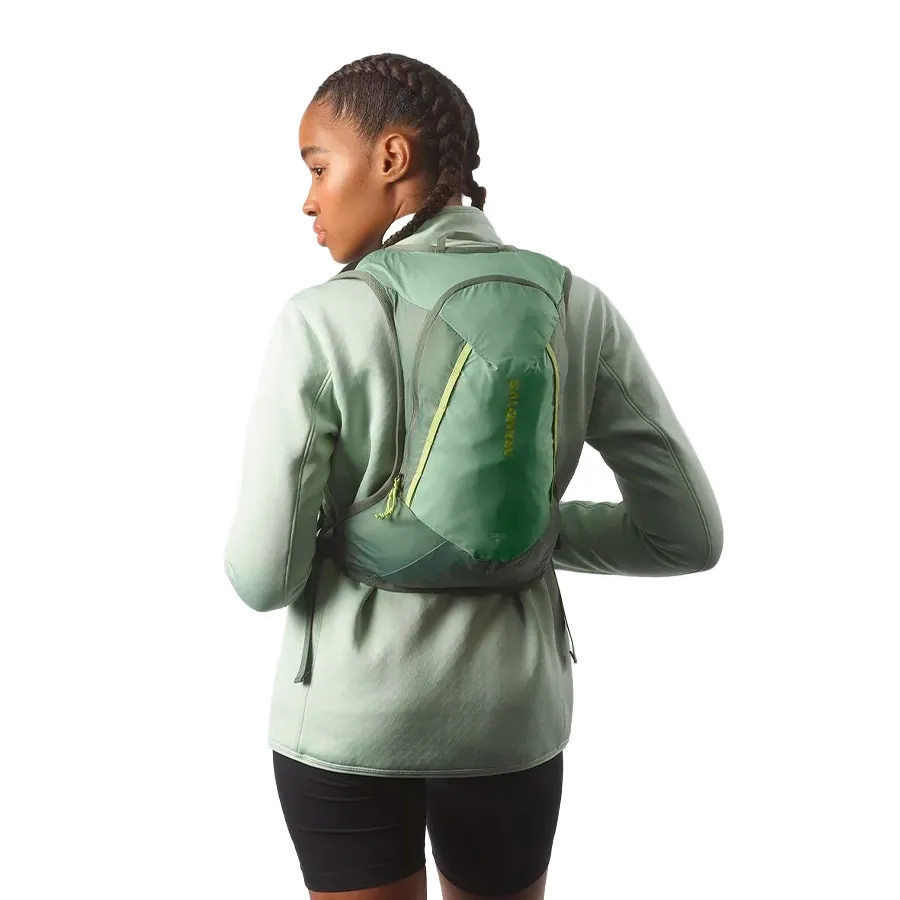 Imagen 3 de 4 de Mochila Salomon Cross 8-VERDE/AMARILLO/NEGRO