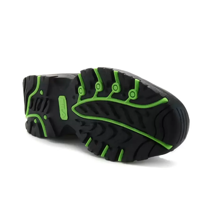Imagen 3 de 5 de Zapatillas Fila Zermat-NEGRO/VERDE FLUOR