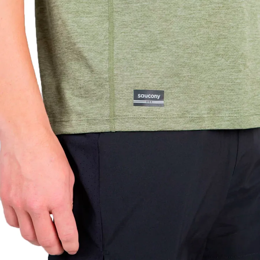 Imagen 3 de 5 de Remera Saucony Stopwatch Graphic Short Sleeve-VERDE