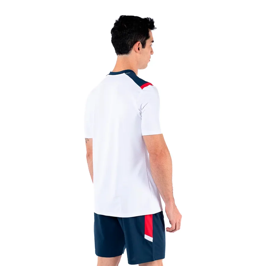 Imagen 2 de 4 de Remera Joma Toledo 203-BLANCO/AZUL/ROJO