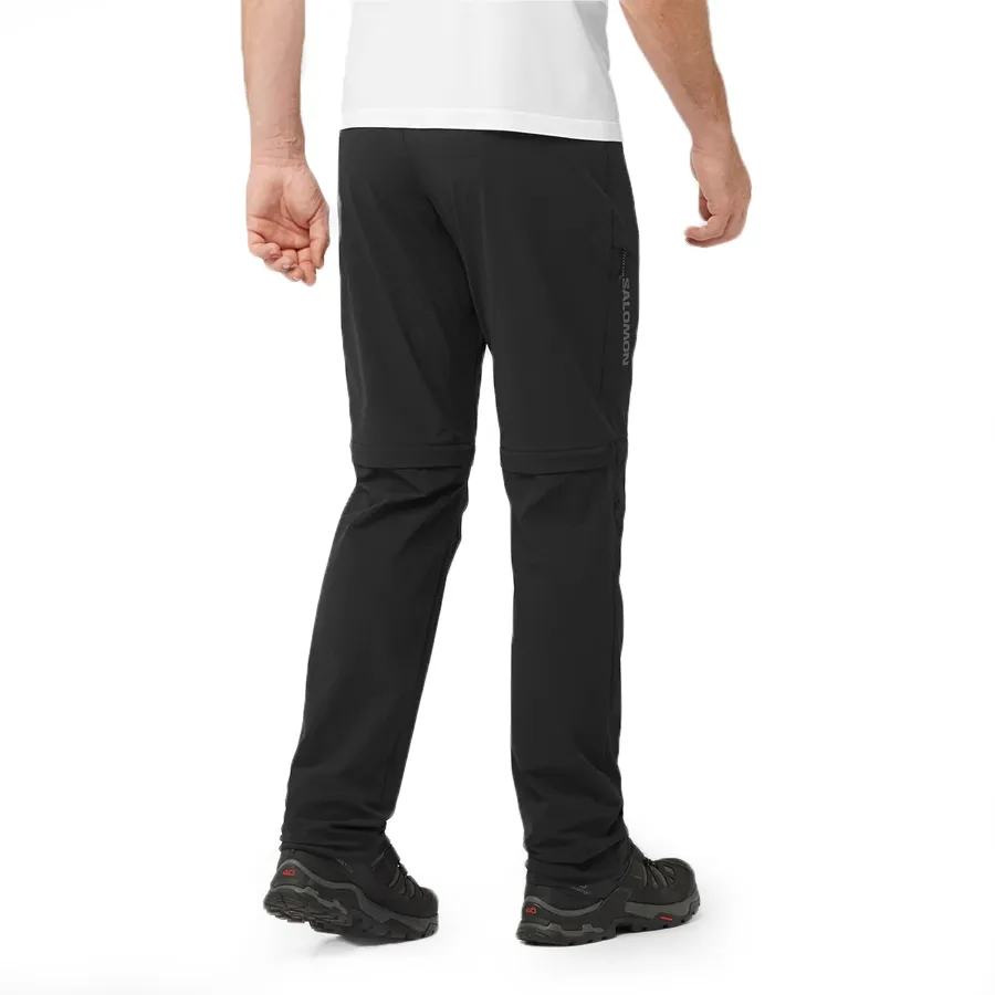 Imagen 2 de 5 de Pantalón Salomon Wayfarer Zip Off-NEGRO