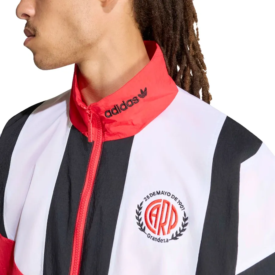 Imagen 3 de 5 de Campera adidas originals Deportiva Eqt River Plate-ROJO/BLANCO/NEGRO