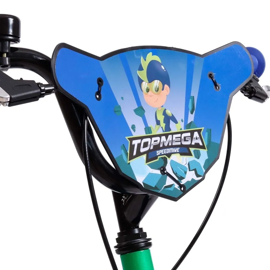 Imagen 2 de 7 de Bicicleta TopMega Speedmike R20 1vel-VERDE/AZUL