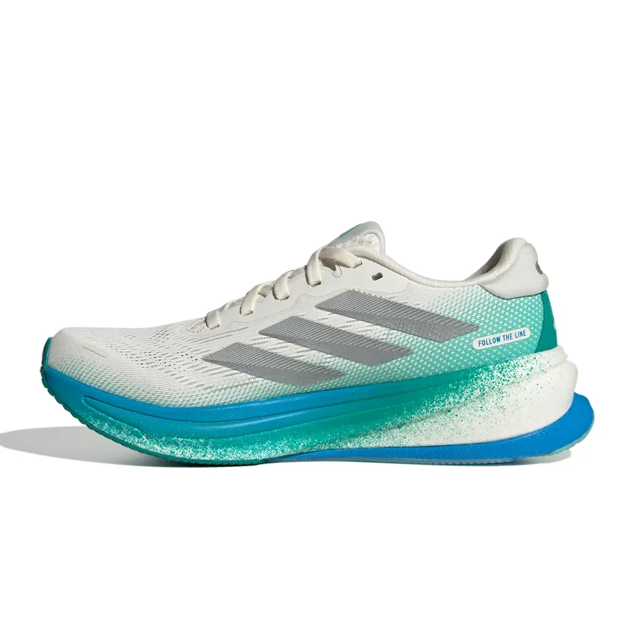 Imagen 2 de 7 de Zapatillas adidas Supernova Rise 2-HUESO/VERDE AGUA/PETROLEO