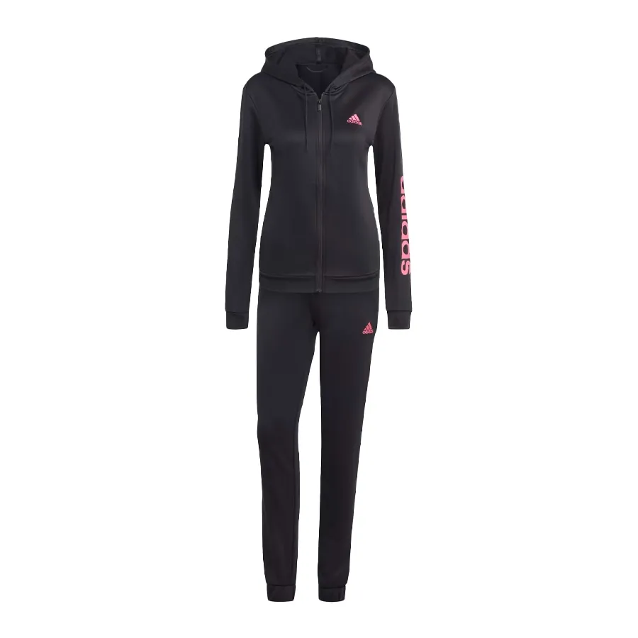 Imagen 0 de 4 de Conjunto adidas Linear Ts-NEGRO/ROSA
