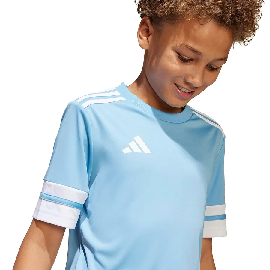 Imagen 3 de 5 de Camisa adidas Squadra 25-CELESTE/BLANCO