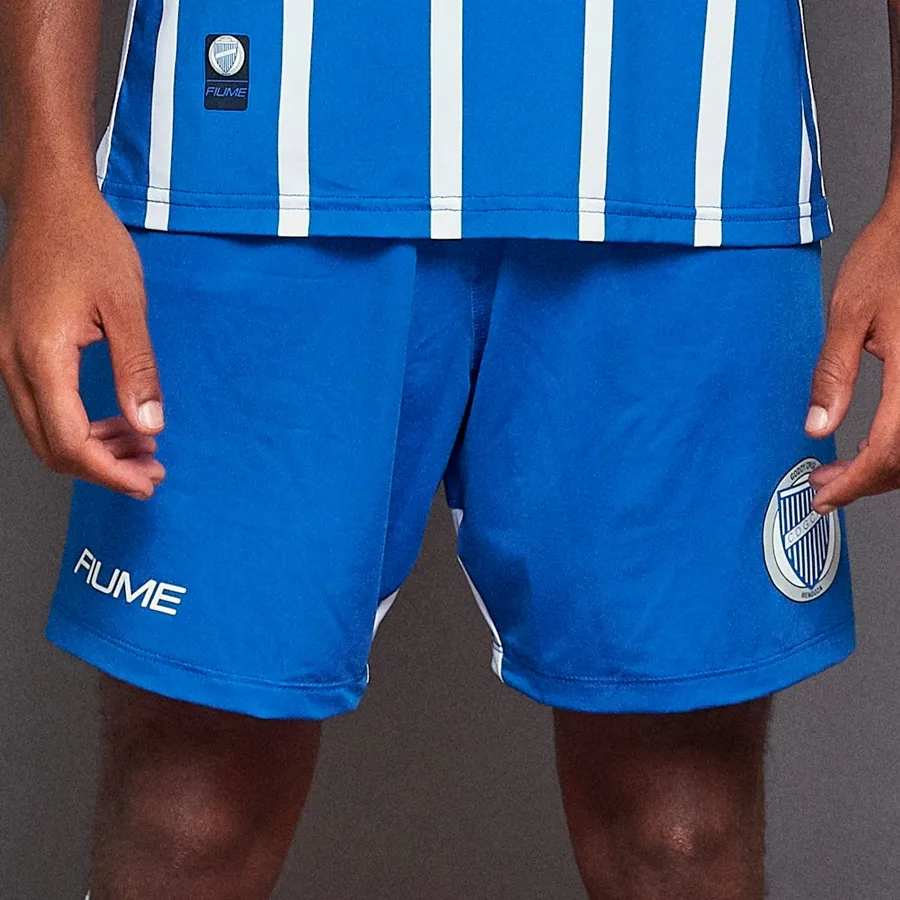 Imagen 0 de 4 de Shorts Fiume Sport Oficial 2023 Godoy Cruz-AZUL/BLANCO
