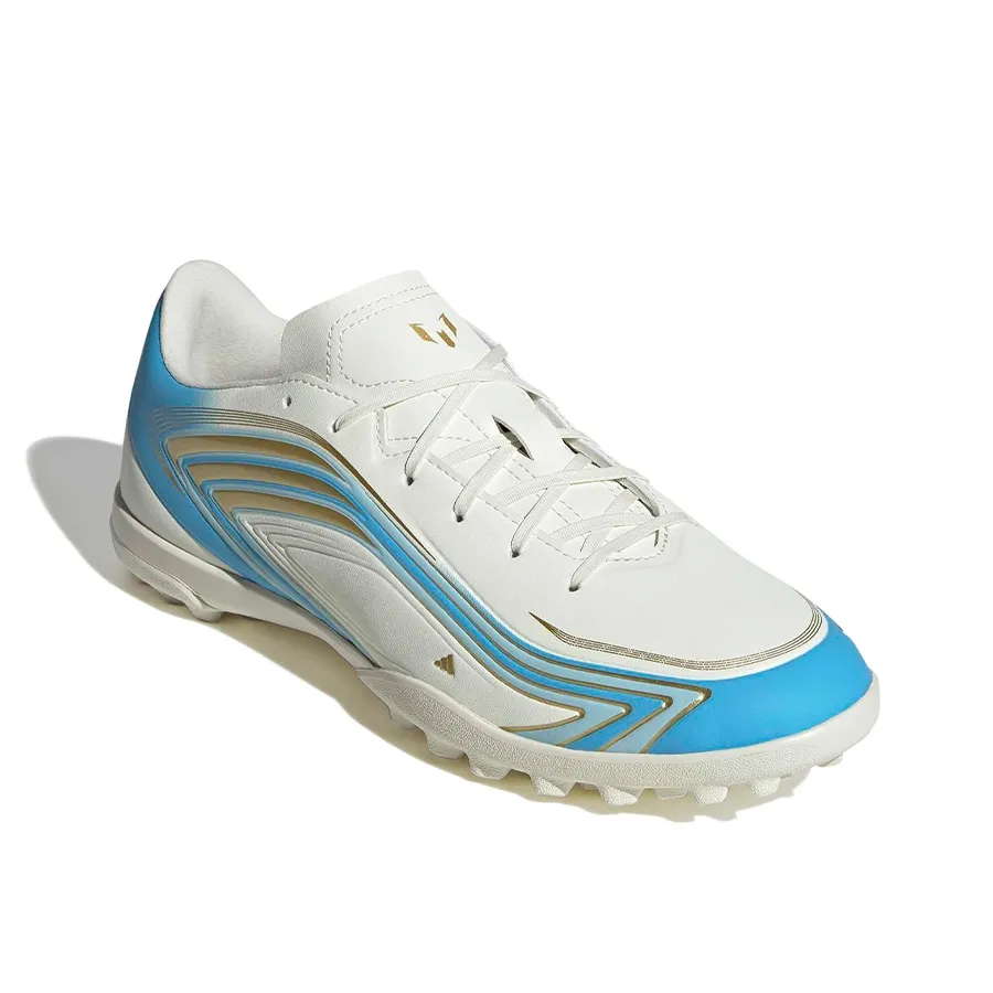 Imagen 1 de 7 de Botines adidas F50 Club El Ultimo Tango Tf-BLANCO/CELESTE/DORADO
