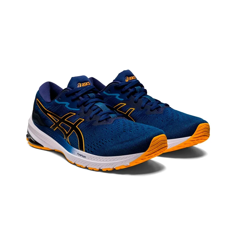 Imagen 2 de 4 de Zapatillas Asics Gt 1000 11 Standard-MARINO/AMARILLO/BLANCO