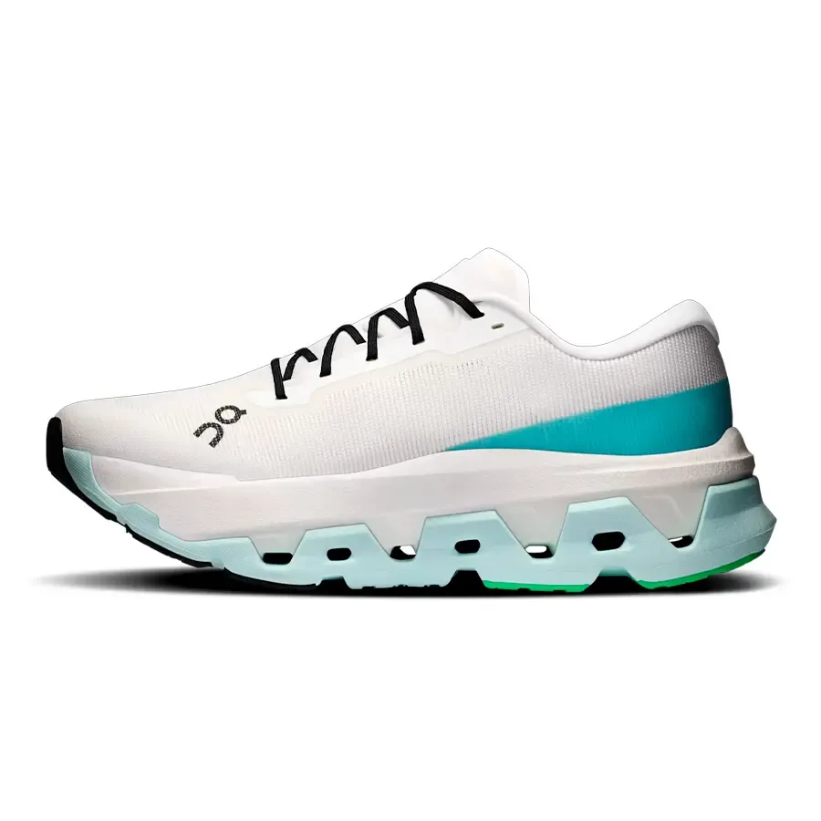 Imagen 2 de 6 de Zapatillas On Cloudmonster 3 Hyper-BLANCO/TURQUESA/NEGRO