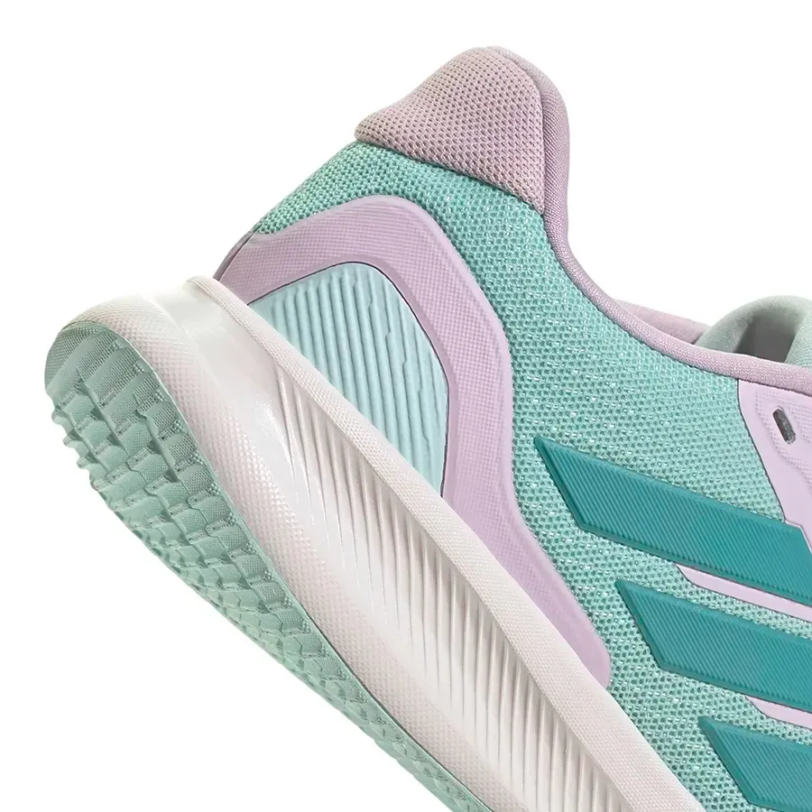 Imagen 6 de 7 de Zapatillas adidas Runfalcon 5-LAVANDA/VERDE AGUA