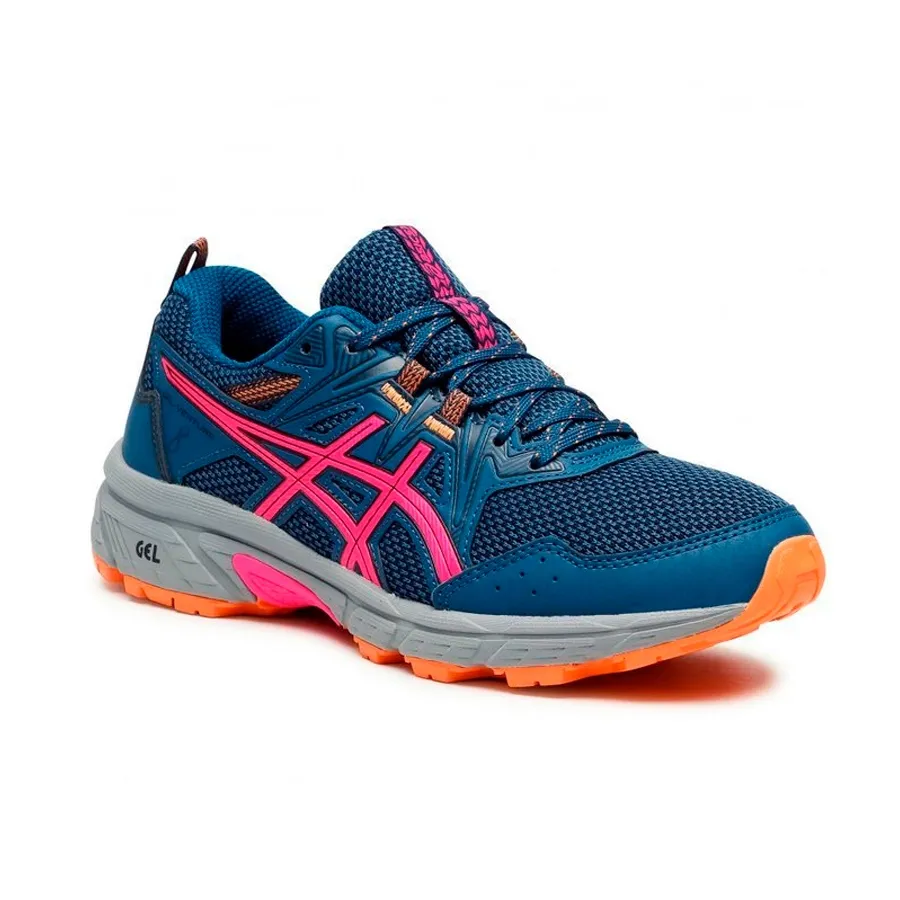 Imagen 1 de 4 de Zapatillas Asics Gel Venture 8-MARINO/FUCSIA/NARANJA