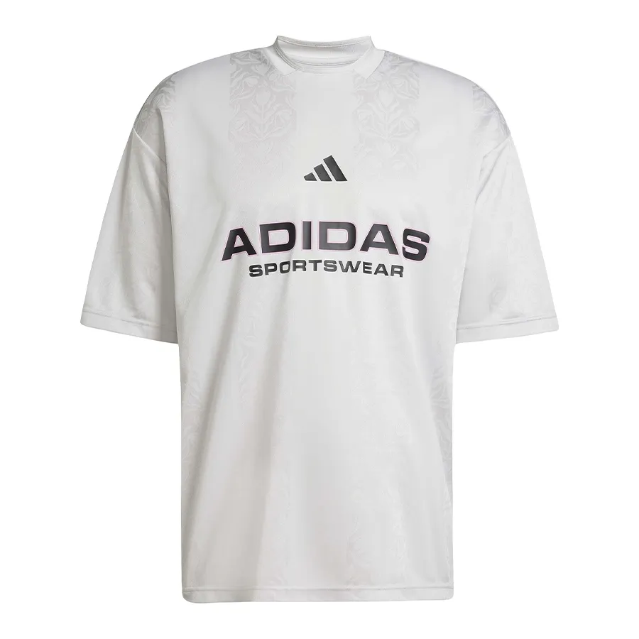 Imagen 2 de 5 de Remera adidas Common Goal-GRIS/NEGRO/ROSA