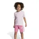 conjunto-adidas-remera-essentials-ninos-ROSA/BLANCO