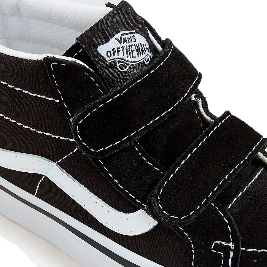 Imagen 3 de 4 de Zapatillas Vans K Sk8-Mid Reissue-NEGRO/BLANCO