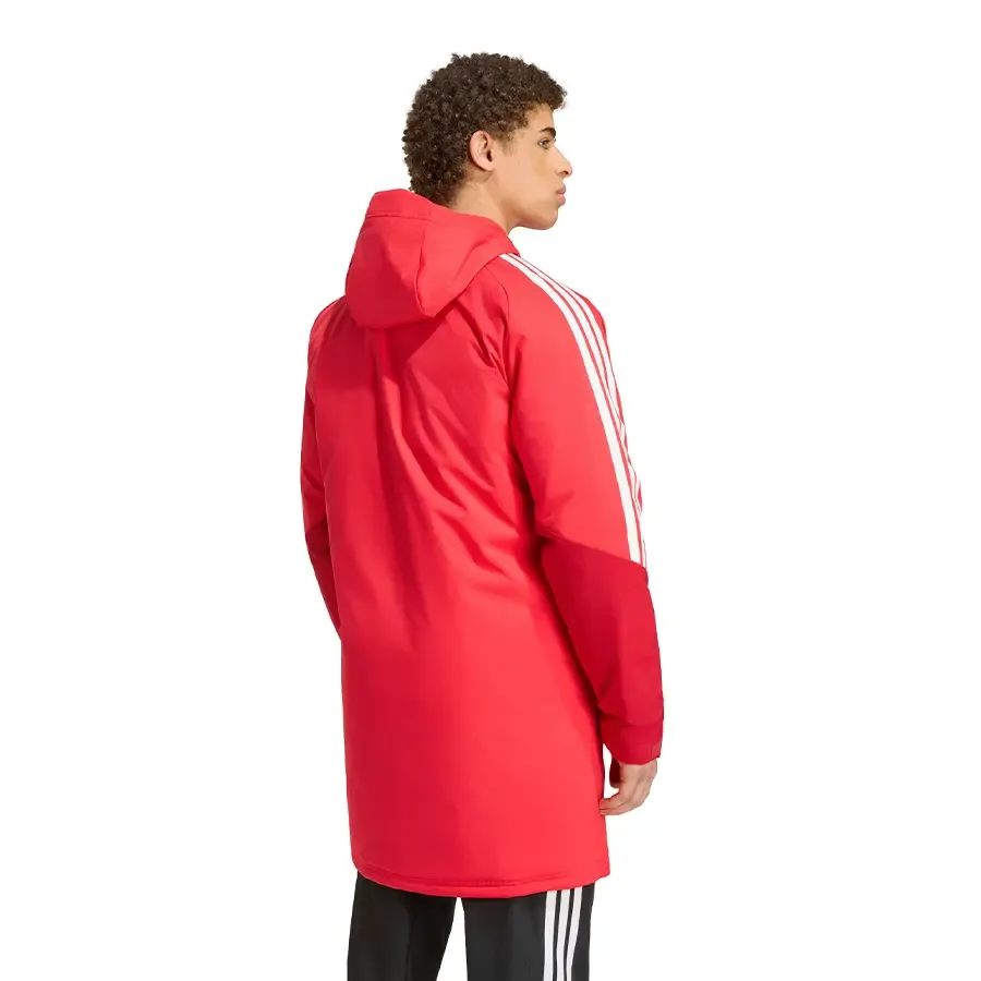 Imagen 1 de 5 de Campera adidas Stadium Parka River Plate 26/27-ROJO/BLANCO