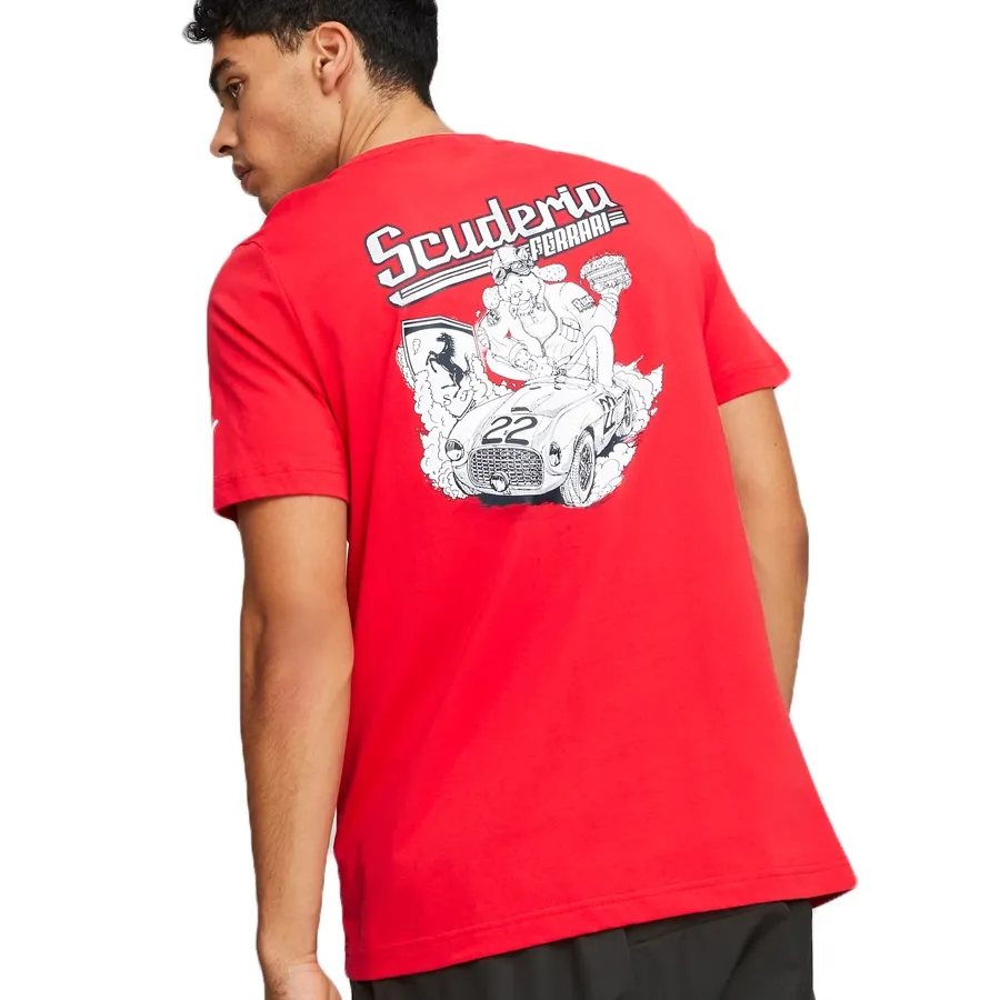 Imagen 5 de 6 de Remera Puma Ferrari Race Graphic-ROJO