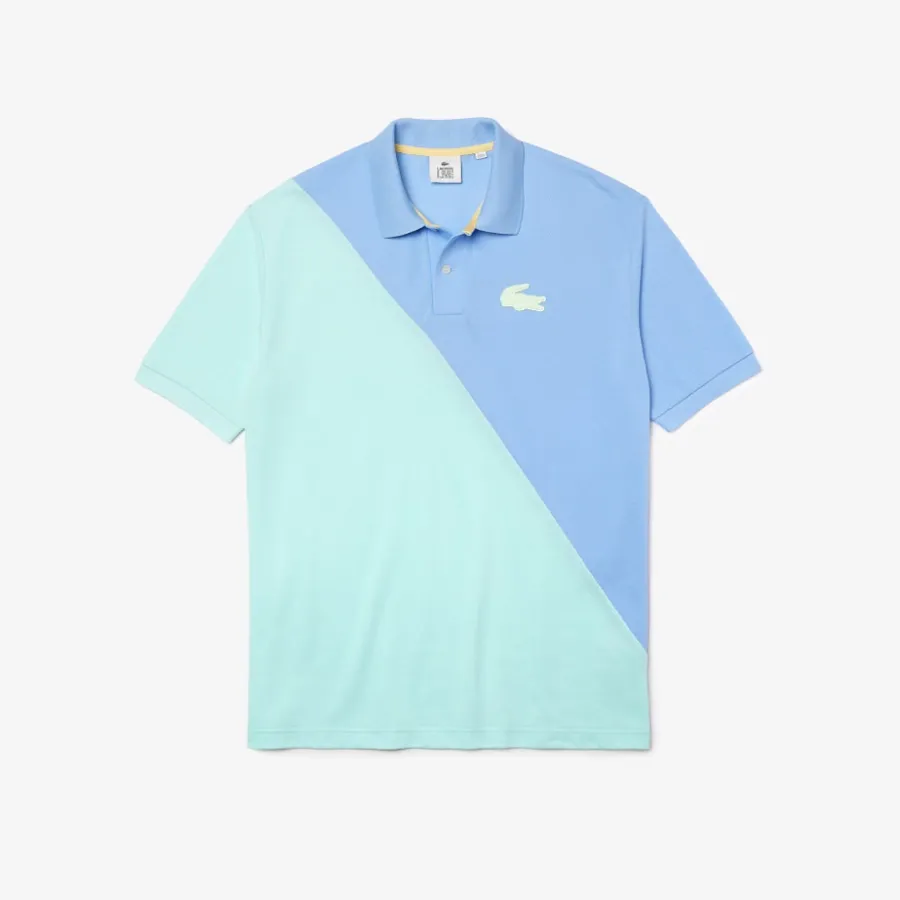 Imagen 4 de 5 de Remera Lacoste Polos Loose Fit-TURQUESA/VERDE AGUA