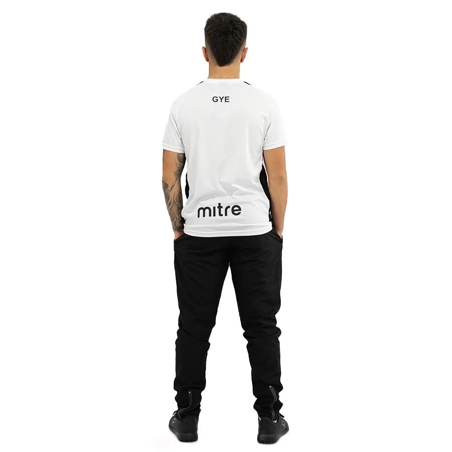 Imagen 2 de 9 de Remera Mitre Derby Gimnasia Y Esgrima-BLANCO/NEGRO