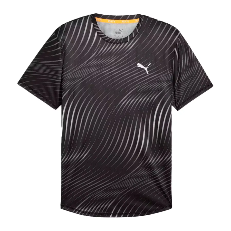 Imagen 0 de 4 de Remera Puma Run Favorite Aop-NEGRO/GRIS