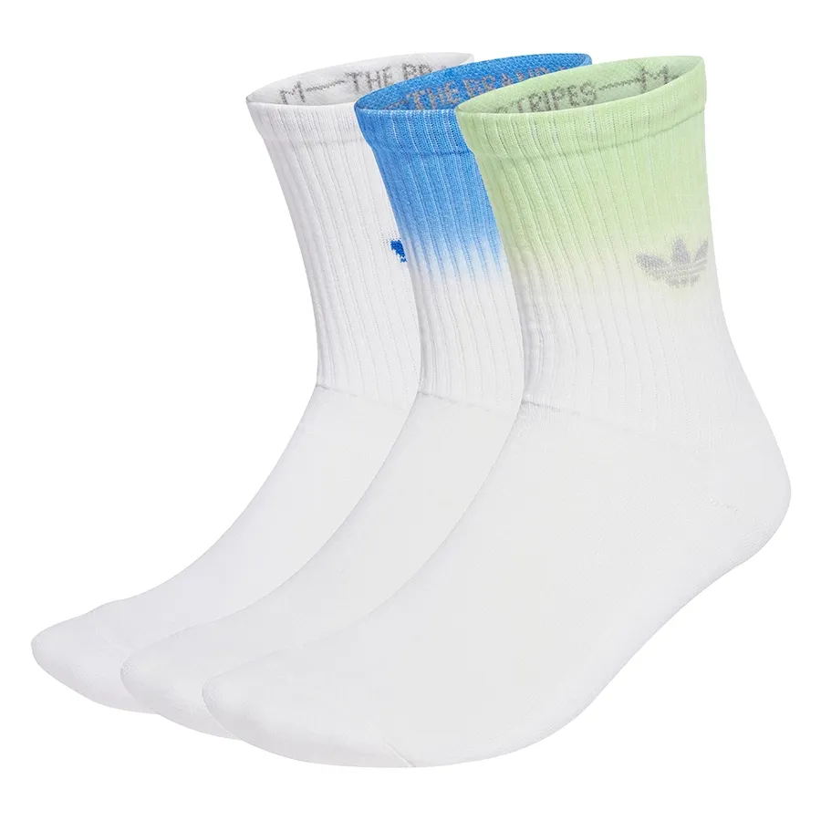 Imagen 0 de 3 de Medias adidas originals clásicas en degradé-BLANCO/LIMA/AZUL