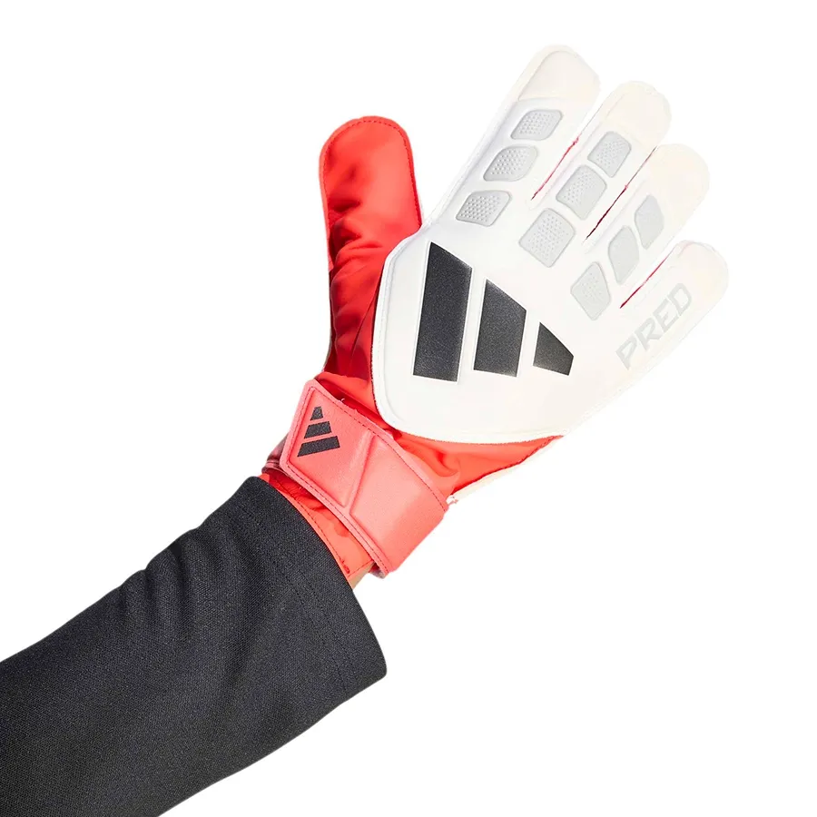 Imagen 2 de 7 de Guantes adidas Predator-BLANCO/ROJO/NEGRO